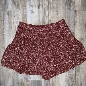 Madewell floral high waisted shorts